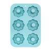 Molde de silicona para donas transfronterizo, para hacer pudines, repostería, utensilios de cocina, resistente a altas temperaturas, con forma de calabaza.