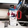 Copo Térmico Série Homem-Aranha Masculino Aço Inoxidável 316 Copo com Dupla Palhinha Estudante Grande Capacidade Portátil Copo Ice Buster