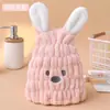 Touca de Cabelo Infantil de Secagem Rápida para Meninas Super Absorvente Secagem Rápida Limpeza de Cabelo Bebês Meninos Touca de Banho com Shampoo Turbante Toalha de Secagem de Cabelo