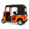 Tuk-tuk de 6 plazas, asiento de doble fila TVS, asiento de tres filas, motor refrigerado por agua, triciclo baiai, vehículo de pasajeros tuk-tuk