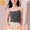 361 Camisola de Encaje para Mujer 2025 Nuevo Estilo con Almohadillas en el Busto, Aspecto Adelgazante Ropa Interior, Top Básico de Espalda Hermosa sin Brasier