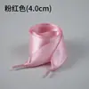Cadarço de Seda Lin Feng 4.0 Laço de Balé Cadarço Plano Largo Fita Ajuste Furo Largo Sapatos Brancos Branco Preto