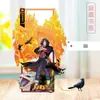Marcadores de Página Periféricos Naruto Kakashi Uchiha Madara Suporte de Metal Recortado Ornaments de Papelaria Bidimensionais Hy