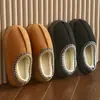 Pantuflas de algodón afelpado para mujer en invierno, antideslizantes y cálidas, nuevas pantuflas de felpa para interior en casa para mujer