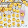 Malha Redonda de 6mm Fundo Plano Forma Especial Materiais DIY Artesanais Nail Art Joias Diamante Nail Art Vestível Diamante Atacado
