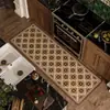 Alfombrillas de Suelo de Barro Diatomeas Estilo Retro Americano, Alfombrillas de Suelo para Cocina, Alfombrillas Absorbentes de Agua y Aceite, Alfombrillas Antideslizantes Resistentes a Manchas y de Fácil Cuidado, Transfronterizo