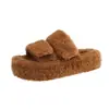 Pantuflas estilo Birkenstock con estampado de leopardo para mujer, nueva colección otoño/invierno 2026, suela suave, pantuflas de algodón afelpado con un tacto lujoso, JX8815