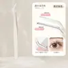 Pinzas para Pestañas Postizas Pre-hechas de Fábrica, Rizador de Pestañas para Injerto de Artista de Pestañas, Pinza de Pluma Dorada Delfín, Herramienta de Pinza para Florecimiento de Alta Precisión