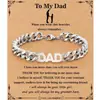 Pulsera Personalizada Retro de Moda Estilo Ins 2026, Moderna, Sencilla, Versátil, Diseño de Cadena Gruesa Cubana, Joyería para Hombre