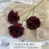 Arte de Flores Artificiales para Bodas Flor de Hibisco Peonía de 3 Cabezas Decoración de Salón de Bodas Flor Muebles del Hogar Flor Falsa Flor de Guía de Camino Arreglo Floral