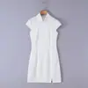 Venta al por mayor Verano 2026 Nuevo Estilo Europeo y Americano Vestido Cheongsam Jacquard Estilo Chino para Mujer 26941
