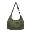 Bolso Dumpling Ins Bolso Cruzado Bolso Simple para Estudiante Trabajo Viajero Bolso Grande Bolso de Hombro Casual de Gran Capacidad para Mujer Otoño e Invierno