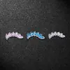 Pendientes Marquise de Aleación de Titanio F136 Incrustados con Circonita 5A Clavos de Labio Clavos de Hueso de Oreja de Titanio G23 Joyería de Accesorios para Piercings Corporales