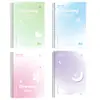 Cuaderno de Bobina Estilo Ins de Aspecto Elevado Cuaderno de Línea Horizontal Bloc de Notas para Chica Estudiante Cuaderno Engrosado