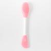 Pincel de Silicone para Máscara Facial de Cabeça Dupla de Uso Único, Escova de Limpeza Facial, Escova de Limpeza Facial, Ferramenta de Beleza e Cuidados Pessoais, Pincel para Máscara