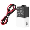 Válvula solenoide bidirecional tipo normalmente fechada 2V025-06/2V025-08 1/8, 1/4 liga de alumínio e 1/4 aço inoxidável