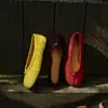 Zapatos de Piel de Oveja con Dedos Separados para Mujer, Zapatos Planos Estilo Pezuña de Cerdo, Nuevos de Primavera/Verano de Cuero Genuino con Punta Redonda Estilo Coreano, Planos Cómodos de Boca Baja para Mujer
