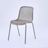 Celebridad de Internet Luz Creativa para Asiento Lujo Simple Hogar Respaldo Silla de Comedor Nórdico Diseño Hueco Restaurante Bar Plástico Silla de Comedor