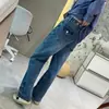 Impresionantes jeans de estilo parisino de tiro alto, adelgazantes, sin elasticidad, de corte estrecho, pierna recta, pierna ancha para mujer, perfectos para otoño, con un diseño retro