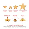 Tachas Estrela de Cinco Pontas Kimberly para Bolsas, Bolsas de Mão, Acessórios, Sapatos e Chapéus Rebites Decorativos Botões de Tachas Planos Estrela de Cinco Pontas