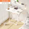 Mesa de Computador Dobrável Mesa Dobrável Não Requer Montagem Mesa de Estudo para Quarto de Casa Pequeno Apartamento Quarto de Aluguel Mesa de Escritório