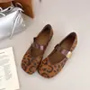 Zapatos Mary Jane Estilo Coreano Estilo Ballet con Altura Oculta de 5 cm Verano 2026 Nuevos Punta Redonda Tacón Bajo Suela Suave Versátiles Zapatos de Uso Diario