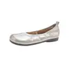 Zapatos planos de moda con punta fina y separación para mujer, nuevos de otoño 2026, versátiles, de cuero suave, sin cordones, planos, tipo ballet, para abuela