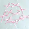 2027 Celeb da Internet Dia dos Namorados Novo Amor Vela Bolo Decoração Fita Rosa Laço Lateral Decoração de Bolo