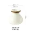 Porta Palillos Estilo Japonés Contenedor de Palillos Tarro de Palillos Adorno de Cerámica para el Hogar Personalizado Recipiente para Bastoncillos de Algodón Simple Creativo Portapalillos