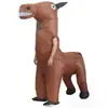 Disfraz Inflable de Caballo de Halloween Transfronterizo, Disfraz Divertido de Marioneta Caminante, Accesorios para Actuaciones al Aire Libre