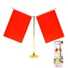 Banderas de Coche para el Día Nacional, Banderas Rojas, Banderas Rojas de Escritorio, Banderas Rojas del Día Nacional al por Mayor, Artículos de Decoración para Oficina, Rojo