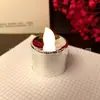 Vela electrónica pequeña de galvanoplastia LED, accesorios creativos para propuestas, lámpara de vela de simulación para diseño de cumpleaños romántico, boda