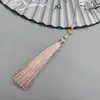 Nuevo Abanico de Plátano con Borla Colgante Estilo Antiguo Joyería Dinastía Han Gran Descuento