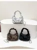 Design de Nicho Personalidade Casual Bolsa de Ombro Cruzado Textura Simples Bolsa Nova 2026 Quatro Estações Feminina Bolsa Bolinho