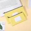 Amazon AliExpress con ventana para tarjeta, billetera de cuero PU, bolsa de almacenamiento, bolsa para efectivo y papelería, depósito de cuero