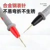 Aguja de acero de punta especial alargada universal alambre fino de punta flujo silicona anticongelante accesorios de sonda de medidor universal cable de bolígrafo de medidor multímetro