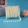 Cadena de Perlas Artificiales para Boda Cadena de Perlas Imitación Cadena de Perlas DIY Decoración de Lugar de Boda Cortina de Perlas Conectada Materiales para Arreglo de Escena