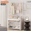 Zapatero Multicapa Doméstico de Pie Integrado Zapatero y Sombrerero Dormitorio Sala de Estar Estante para Bolsos Puerta Estante de Almacenamiento a Prueba de Polvo