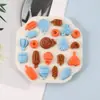 Molde Pequeño Nuevo para Dulces y Chocolate Transfronterizo Sello de Pintura de Fuego para Velas Pequeñas Caseras DIY Molde de Silicona Fácil de Limpiar