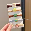 Ligas para el Cabello de Niña de Alta Elasticidad Color Caramelo, Ligas para el Cabello de Bebé, Bandas Elásticas Coloridas, Cuerdas para el Cabello Lindas para Niñas Pequeñas, Accesorios para la Cabeza de Niños