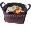 Cesta de Almacenamiento Plegable Transfronteriza para Uso Doméstico, Caja de Almacenamiento Plegable de Fieltro para Juguetes, Snacks y Artículos Varios, Fácil de Transportar