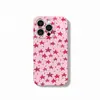 Pantalla completa de estrellas rosas, adecuada para funda de teléfono Apple 18 Pro Max, para niñas, también disponible para teléfonos Xiaomi, Huawei y Vivo