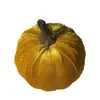 Decoração de Abóbora Simulada 5-6cm, Ornamento de Abóbora de Veludo para Halloween, Festival da Colheita, Ação de Graças, Decoração de Casa