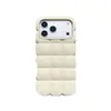 Funda de color sólido para teléfono 17promax tipo gofre de huevo, funda protectora creativa 16pro linda y elegante