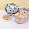 Muñeco de Peluche de 15 cm Muñeco de Algodón Bolsa para Dolor Muñeco Transparente de PVC Bolsa para Salir Exhibición a Prueba de Polvo Bolsa para Caminar de Bebé