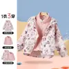 Ropa Infantil Disney Traje Cálido Tres en Uno para Niñas 2026 Dibujos Animados Ropa de Invierno Conjunto Casual de Dos Piezas para Niños Medianos y Grandes