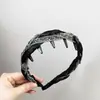 Tiara de Strass Estilo Coreano com Pente Invertido para Coroa Alta, Presilha de Cabelo Dentada para Lavar o Rosto Feminina, Acessório de Tiara Versátil e Moderno