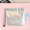 Porta-moedas com Presilha de Gatinha Estilo Girly Mini Bolsa de Armazenamento Portátil para Fone de Ouvido Batom Pequenos Itens Bolsa Diversa
