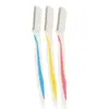 Autopromoción de fábrica No. 1 cuchilla de cejas mu de luz bolsa de película suave de PVC + cuchilla de cejas Hitachi de acero inoxidable de dos colores 3 envío