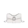 Cross-border Women's Bag 2024 Nova moda bolsa de ombro texturizada Crocodilo padrão corrente pequena quadrada saco retro All-match Crossbody Bag